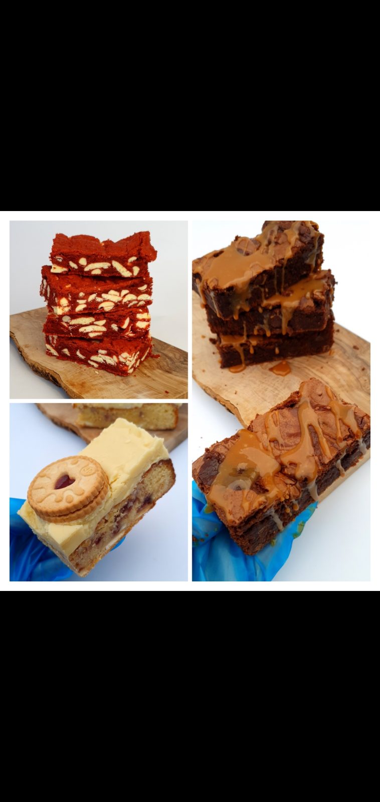 Tray Bake boxes available for postal delivery